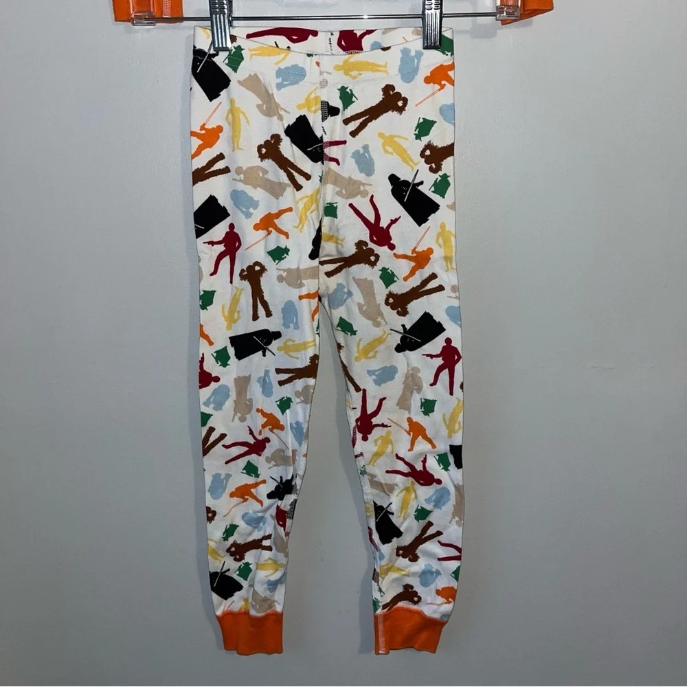 Hanna Andersson Star Wars Orange-Trim White Pajama Set